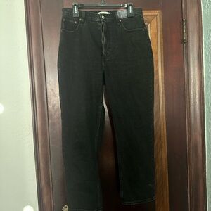 Abercrombie & Fitch Ankle Curve Love Straight Ultra High Rise Jeans